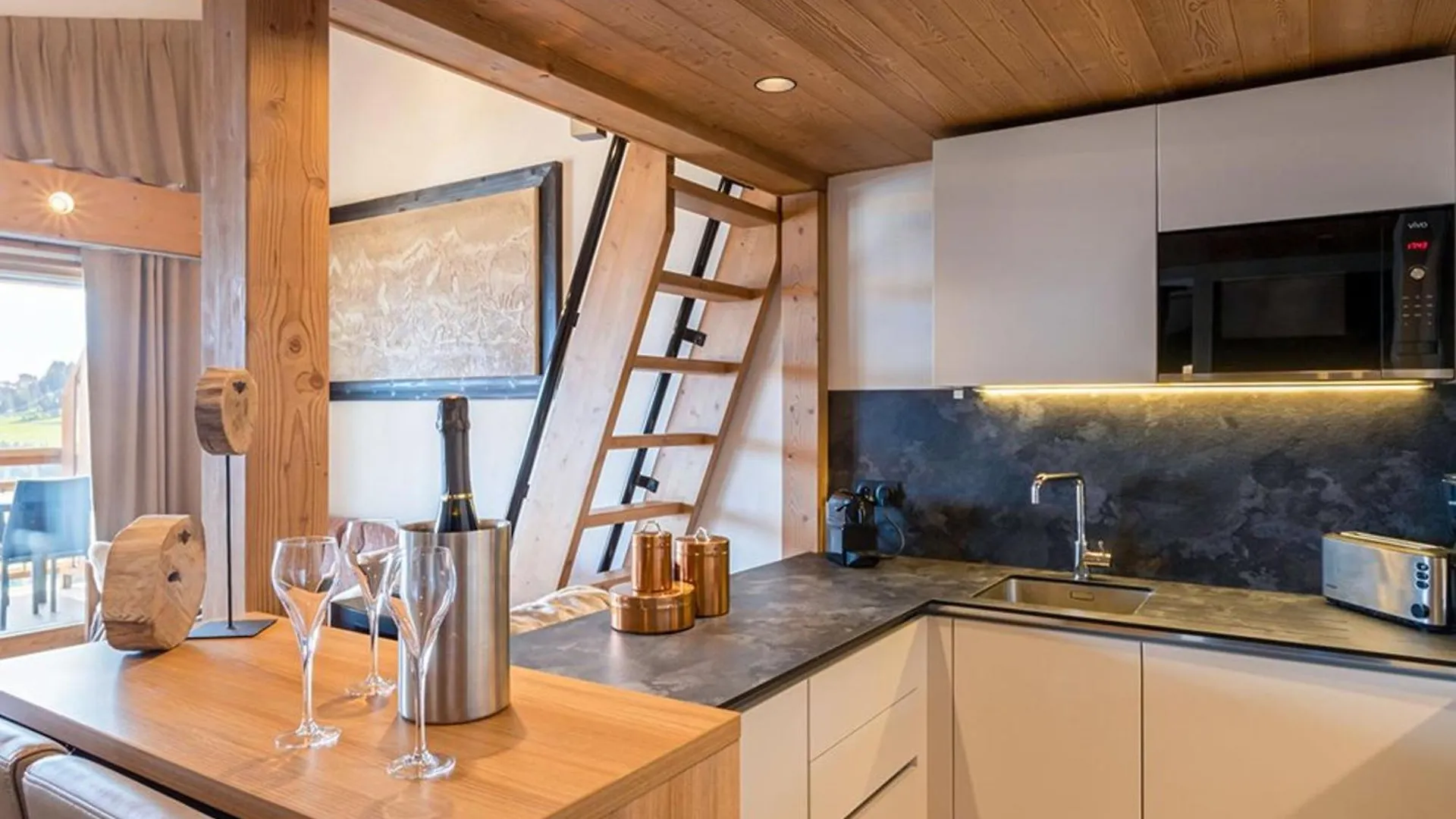 Appartement Spacieux Avec Spa, 4 Chambres, Parking, Les Saisies - Fr-1-810-26 דירה